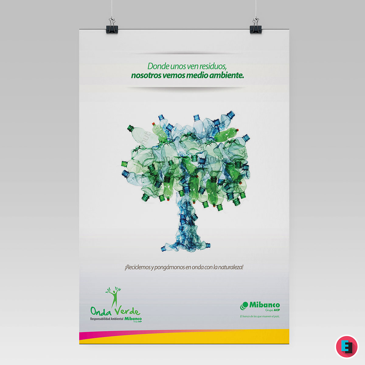 Afiche Mibanco Onda Verde