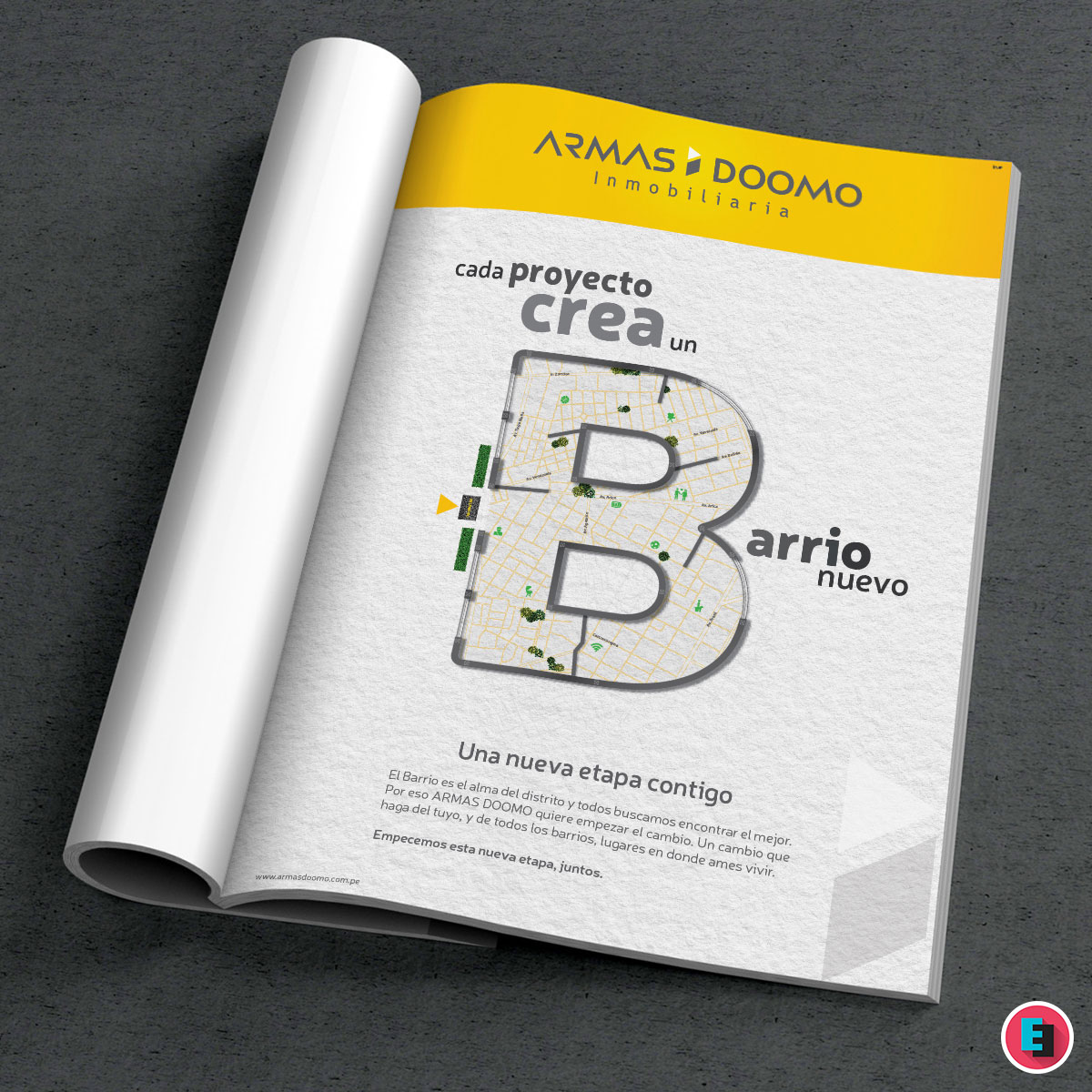 Aviso Armas Doomo Branding